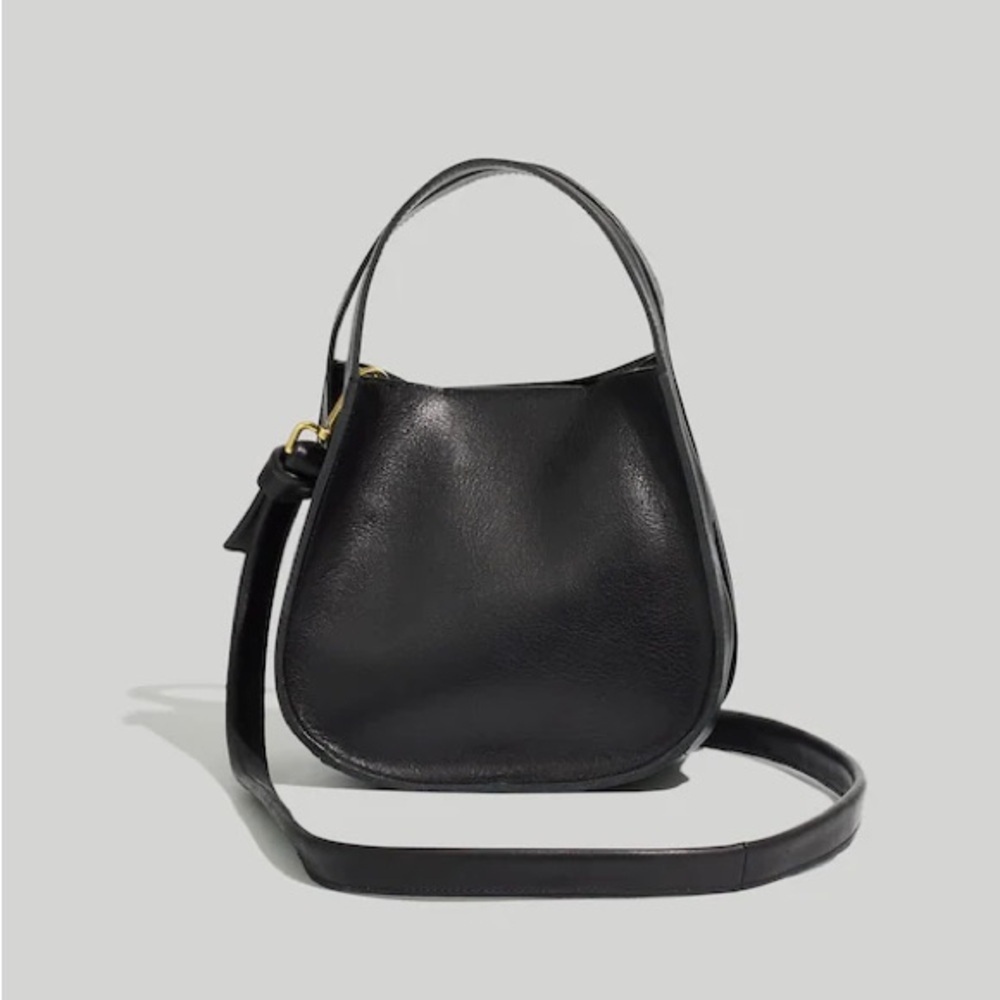 NWT Madewell The Sydney Leather Crossbody Bag True Black